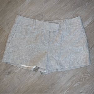LOFT linen lined sparkle shorts - size 2